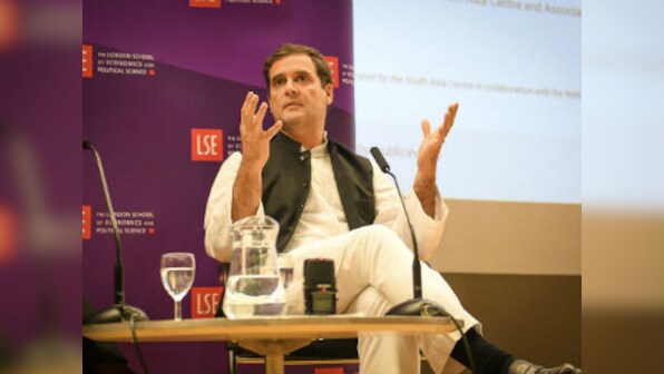 Rahul Gandhi at LSE says the 2019 elections will be fought between BJP and a united Opposition