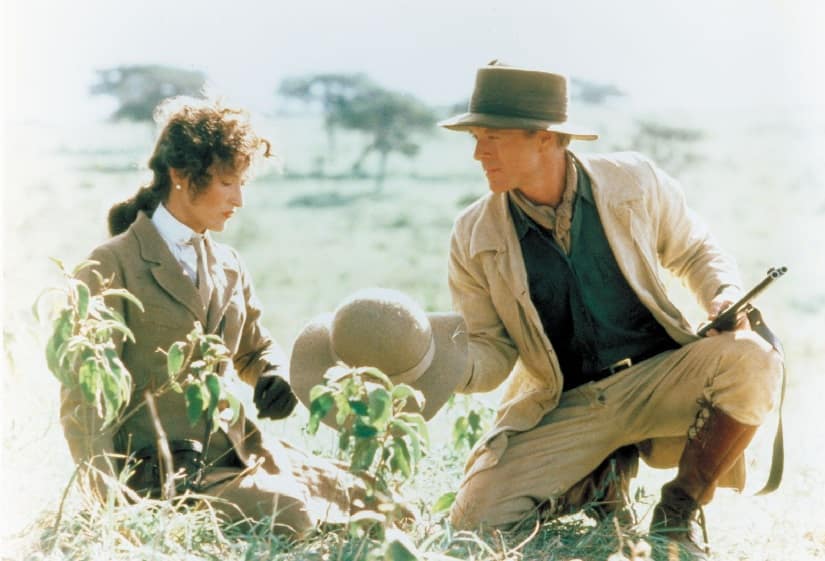 Redford and Meryl Streep in Out of Africa