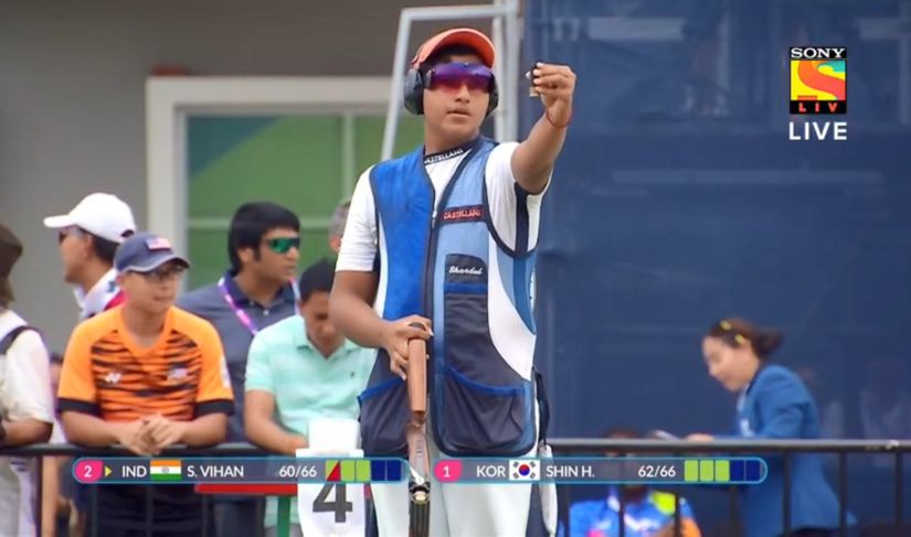 Shardul Vihan's peculiar routine. Image courtesy: SonyLIV
