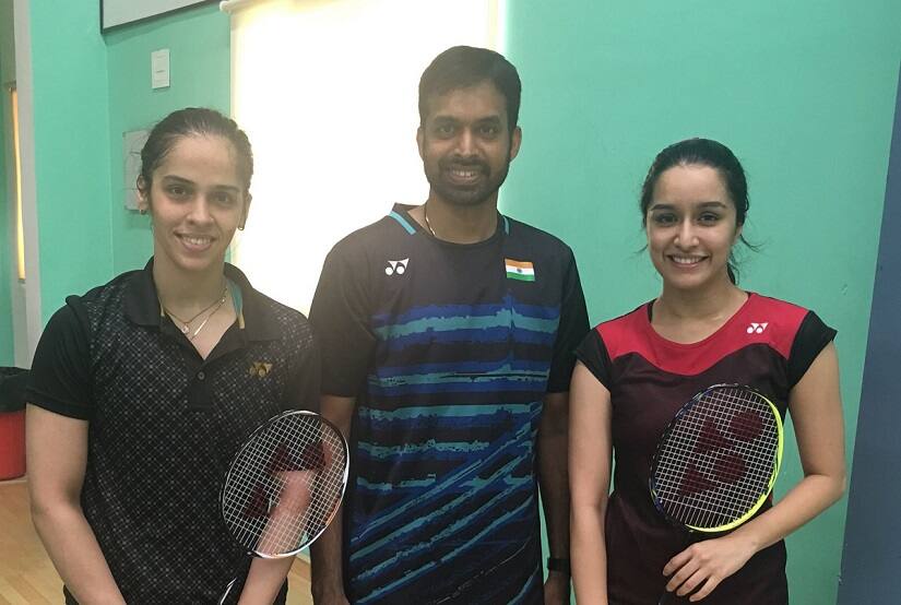 Shraddha had been training under badminton coach P Gopichand and Saina herself. Image via Twitter
