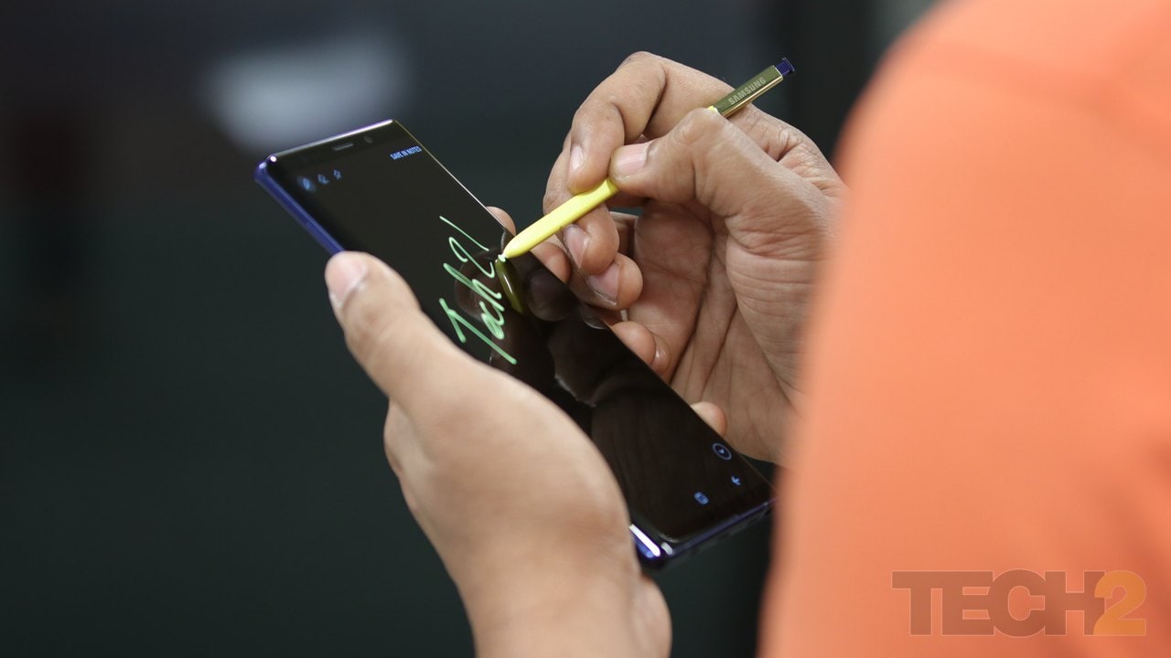 Samsung Galaxy Note 9. Image: Omkar Patane