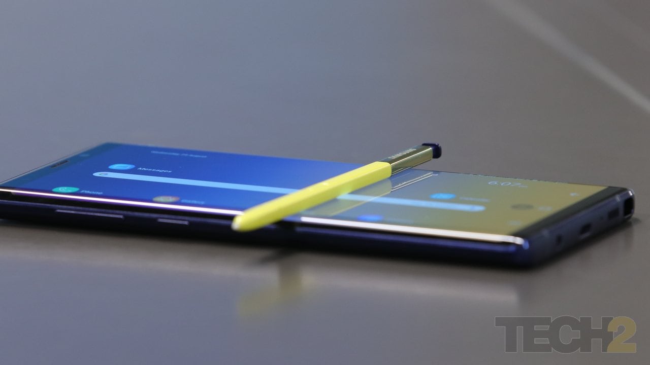 Samsung Galaxy Note 9. Image: tech2/ Omkar Patne