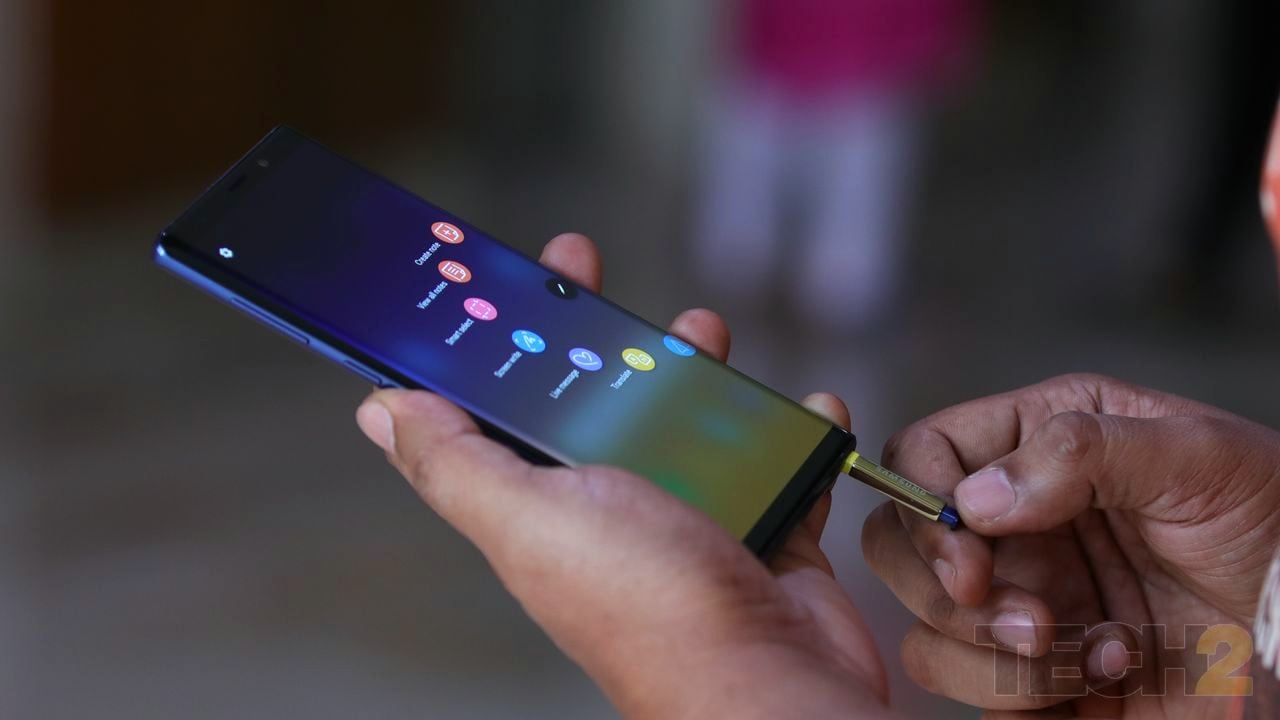 Samsung Galaxy Note 9. Image: Omkar Patne