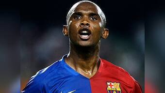 Former Barcelona striker Samuel Eto'o joins former teammates Wesley Sneijder, Xavi in Qatar Stars League