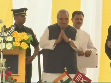 Satya Pal Malik sworn-in as new Governor of Jammu and Kashmir in Srinagar, replaces NN Vohra Satya Pal Malik sworn-in as new Governor of Jammu and Kashmir in Srinagar, replaces NN Vohra