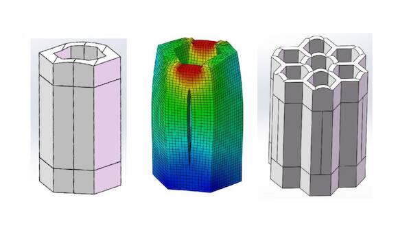 A scaleable new method of making artificial wood from synthetic resins