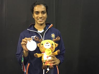 PV Sindhu won the silver medal at the Asian Games 2018. Image courtesy: Twitter @NarendraModi