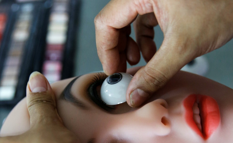A worker in the WMDOLL factory located in Guangdong Province in China assembles a sex doll. Reuters/Aly Song A worker in the WMDOLL factory located in Guangdong Province in China assembles a sex doll. Reuters/Aly Song