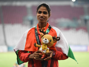 Asian Games 2018: Sudha Singh, Dharun Ayyasamy win silver in women's 3000m steeplechase, men's 400m hurdles respectively Asian Games 2018: Sudha Singh, Dharun Ayyasamy win silver in women's 3000m steeplechase, men's 400m hurdles respectively