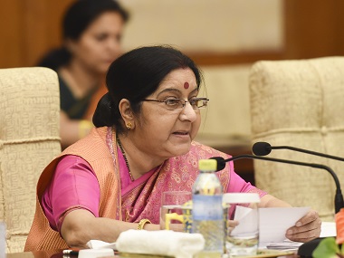 Sushma Swaraj says India ready to take lead on climate change citing country's leadership in International Solar Alliance Sushma Swaraj says India ready to take lead on climate change citing country's leadership in International Solar Alliance