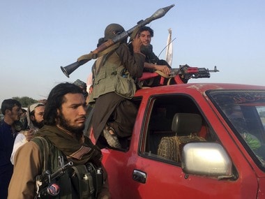   Screenshot image of Taliban fighters in Afghanistan. AP 