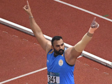 Asian Games 2018: India's Tejinderpal Singh Toor clinches gold in men's shot put with record throw Asian Games 2018: India's Tejinderpal Singh Toor clinches gold in men's shot put with record throw