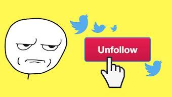 Twitter was testing a feature that suggested accounts for you to unfollow