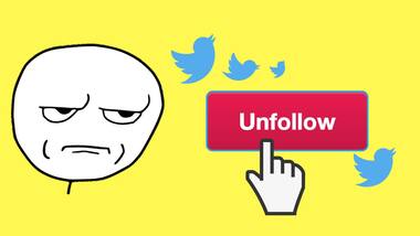 Twitter was testing a feature that suggested accounts for you to unfollow
