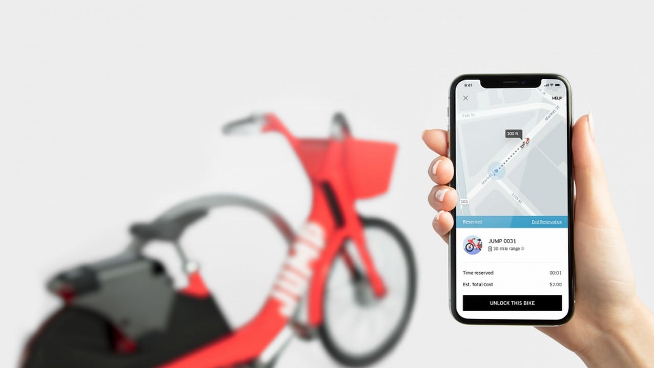 take bike on uber