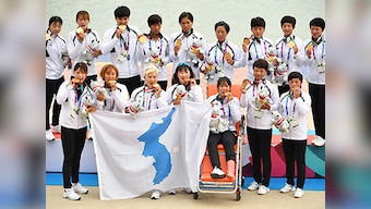 Asian Games 2018: Unified Korean team beats China to win historic gold medal at women's 500 metres canoeing