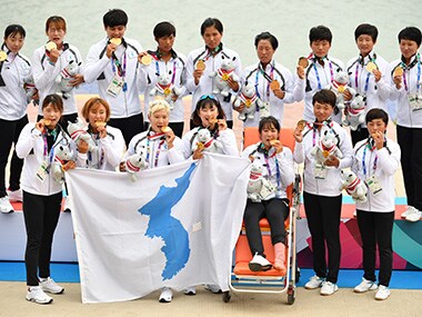 Asian Games 2018: Unified Korean team beats China to win historic gold medal at women's 500 metres canoeing