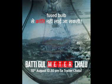 Batti Gul Meter Chalu first look: Shahid Kapoor, Yami Gautam film sheds light on issue of power cuts in India Batti Gul Meter Chalu first look: Shahid Kapoor, Yami Gautam film sheds light on issue of power cuts in India