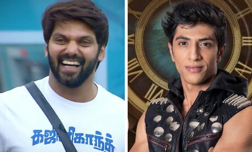 Arya in the Bigg Boss house; shariq. Image from Twitter/@MSimath