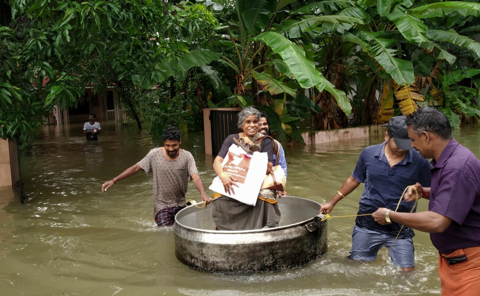 Over 3.14 lakh people from over 70,000 families were rescued and sent to relief camps by the rescue teams. Reuters Over 3.14 lakh people from over 70,000 families were rescued and sent to relief camps by the rescue teams. Reuters