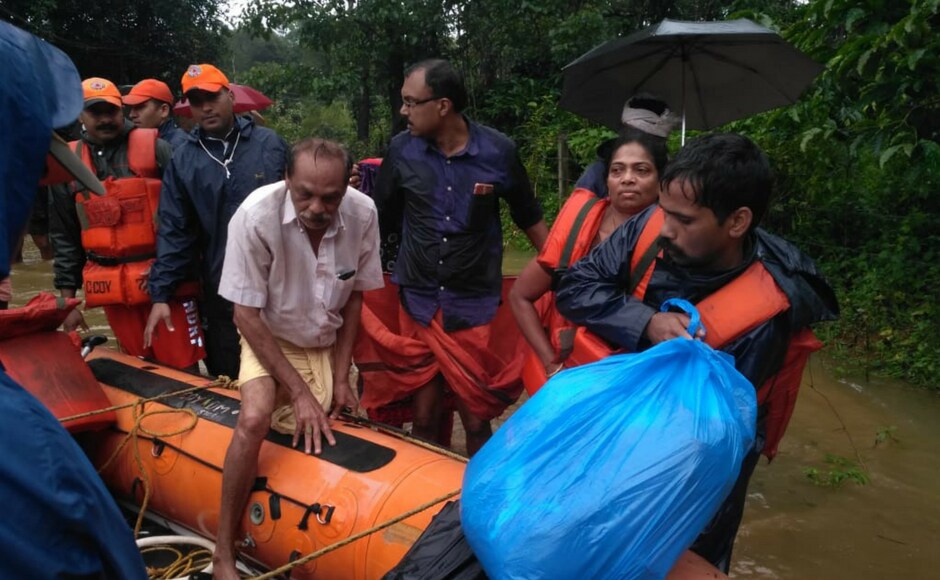 Twenty-two landslides were cleared and connectivity was restored at 42 locations. Fifteen temporary bridges were also constructed by the Indian Army. Image courtesy: Navy PRO Twenty-two landslides were cleared and connectivity was restored at 42 locations. Fifteen temporary bridges were also constructed by the Indian Army. Image courtesy: Navy PRO