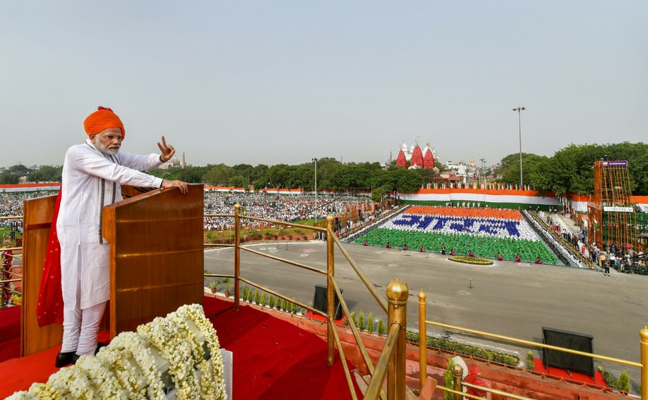 Making his last Independence Day address to the nation ahead of the 2019 Lok Sabha polls, Modi said there was Making his last Independence Day address to the nation ahead of the 2019 Lok Sabha polls, Modi said there was
