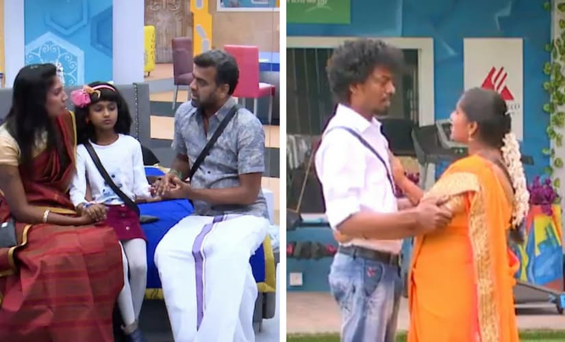Contestants of Bigg Boss Tamil meet their family members