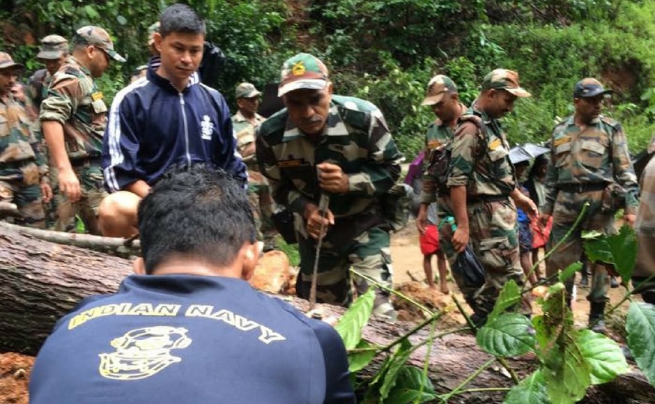 Several NDRF, army and navy units have been deployed in all districts of Kerala to rescue those who are stranded. Image courtesy: Navy PRO Several NDRF, army and navy units have been deployed in all districts of Kerala to rescue those who are stranded. Image courtesy: Navy PRO