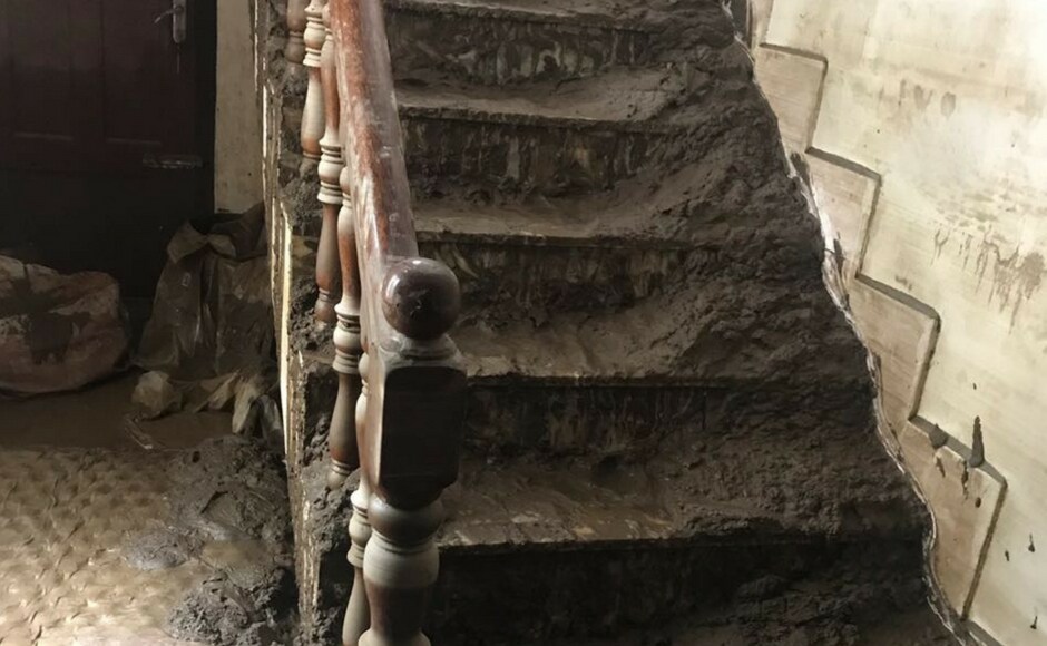 Many found their houses in a dilapidated condition after the water receded from their homes. Image courtesy-Naveen Nair Many found their houses in a dilapidated condition after the water receded from their homes. Image courtesy-Naveen Nair