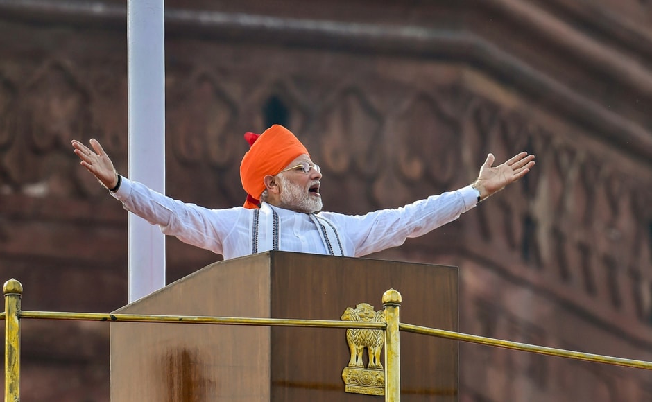 In a virtual election speech, Modi projected himself as an impatient agent of change against the backdrop of In a virtual election speech, Modi projected himself as an impatient agent of change against the backdrop of