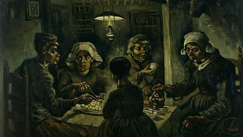The Potato Eaters. 1887