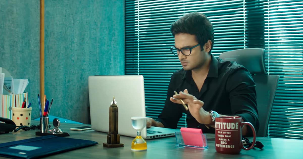 Sudheer Babu in a still from the video. YouTube screengrab