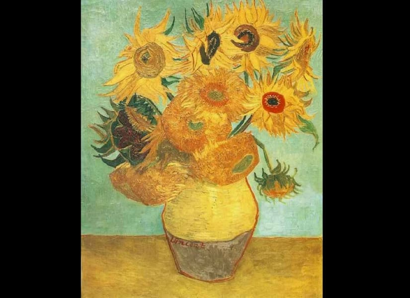 Vincent van Gogh’s still life image of the sunflowers remains his most celebrated works till date. 