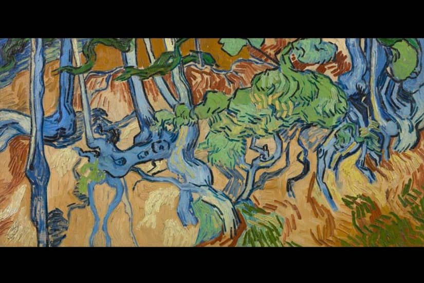 Tree Roots, 1890. This was Van Gogh’s last painting few hours before he shot himself. Image from Facebook