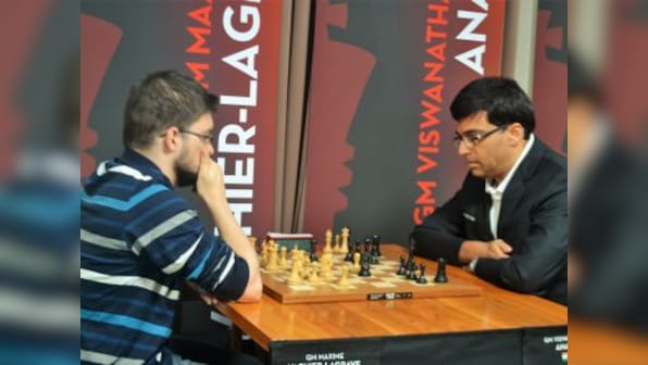 Saint Louis Rapid & Blitz: Viswanathan Anand endures mixed day as Fabiano Caruana seizes sole lead on Day 1