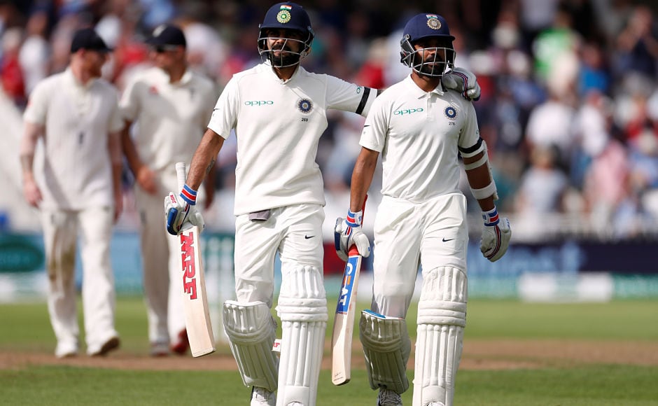 Virat Kohli Ajinkya Rahane revive India with 159-run stand after anxious start on Day 1
