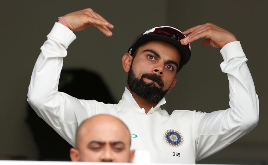India captain Virat Kohli declared late in the day and set England a 521-run target. Reuters India captain Virat Kohli declared late in the day and set England a 521-run target. Reuters