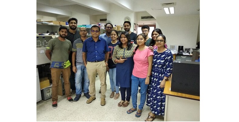 Dr. Anirban Basu with his team.