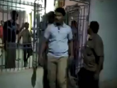 Angry over police brutality in Andhra Pradesh, mob thrashes sub-inspector, three constables inside Nellore police station Angry over police brutality in Andhra Pradesh, mob thrashes sub-inspector, three constables inside Nellore police station