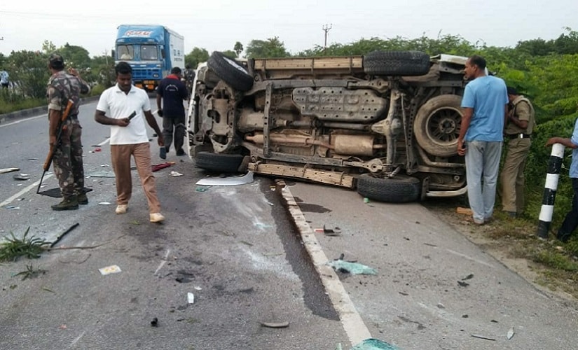 Actor-politician N Harikrishna died in a car crash in Nalgonda district, Telangana. Firspost/Dinesh Akula