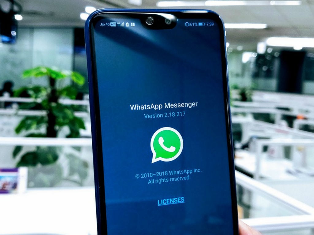 WhatsApp for Android. Image: tech2/ Shomik Sen Bhattacharjee