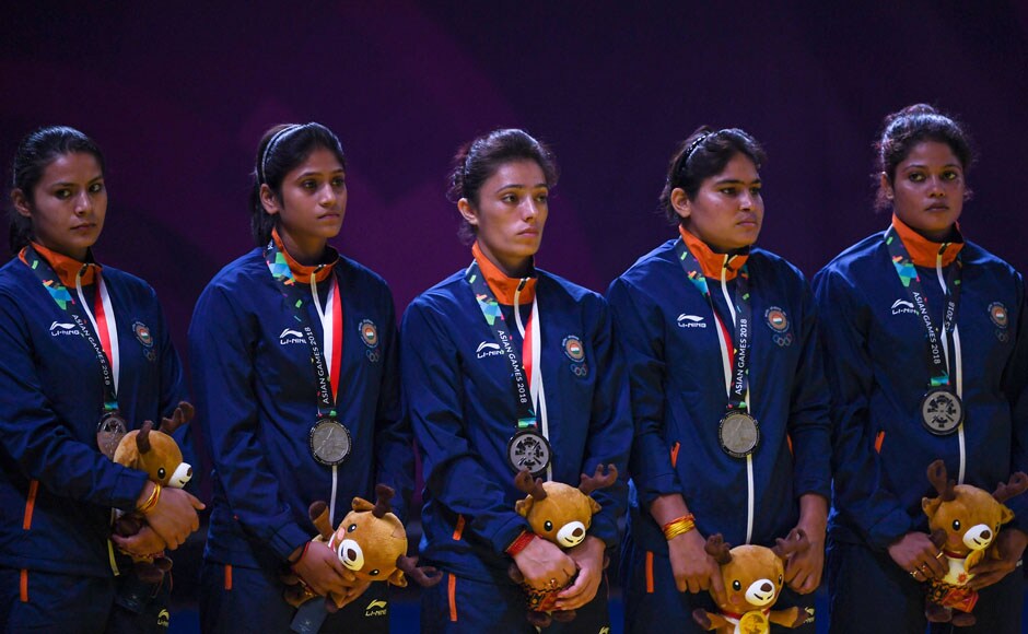 The Indian women's kabaddi team lost in the finals to Iran, winning a silver medal. AFP The Indian women's kabaddi team lost in the finals to Iran, winning a silver medal. AFP