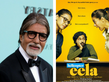 Amitabh Bachchan to play himself in guest appearance for Helicopter Eela, featuring Kajol, Riddhi Ren Amitabh Bachchan to play himself in guest appearance for Helicopter Eela, featuring Kajol, Riddhi Ren