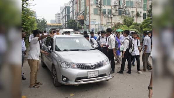 Bangladesh student protests: 'Armed men' attack US envoy's car; Sheikh Hasina asks demonstrators to go home