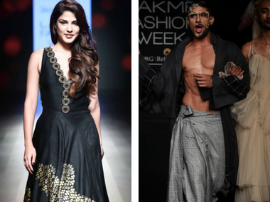 Lakmé Fashion Week 2018 Day 1: Prateik Babbar, Rhea Chakraborty kick off winter-festive season Lakmé Fashion Week 2018 Day 1: Prateik Babbar, Rhea Chakraborty kick off winter-festive season