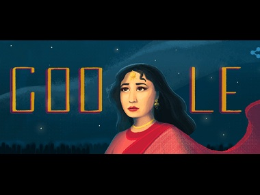 Google Doodle honours Indian screen legend Meena Kumari on her 85th birth anniversary Google Doodle honours Indian screen legend Meena Kumari on her 85th birth anniversary