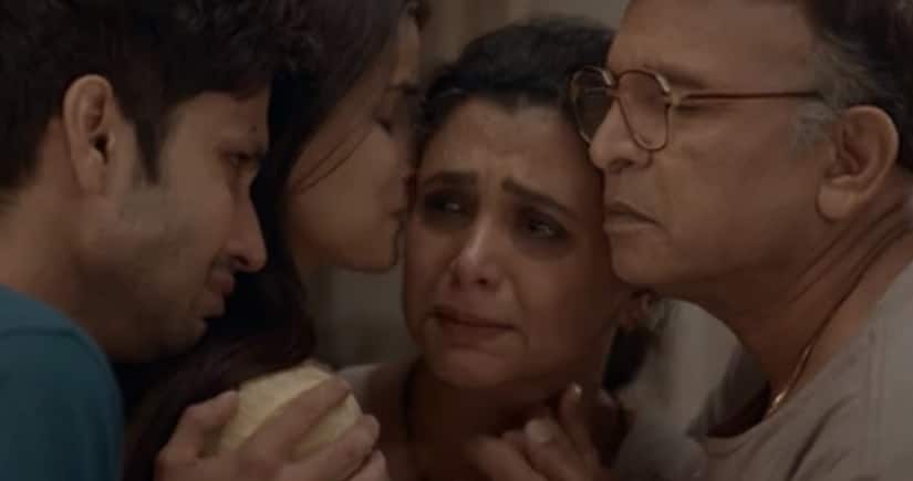 Anmol Parashar, Chetna Pande, Supriya Pilgaonkar and Annu Kapoor in a still from Home