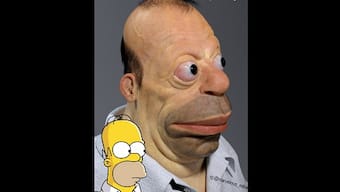 Artist's 3D rendering Homer Simpson, SpongeBob SquarePants produces horrifying results