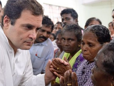 Rahul Gandhi in Kerala; updates: Congress chief begins two-day visit, meets flood victims at Chengannur camp
