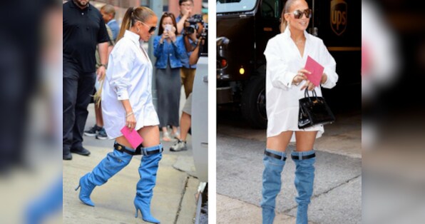 Jlo sales jean boots